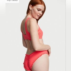 Pink size L bikini bottoms brand-new